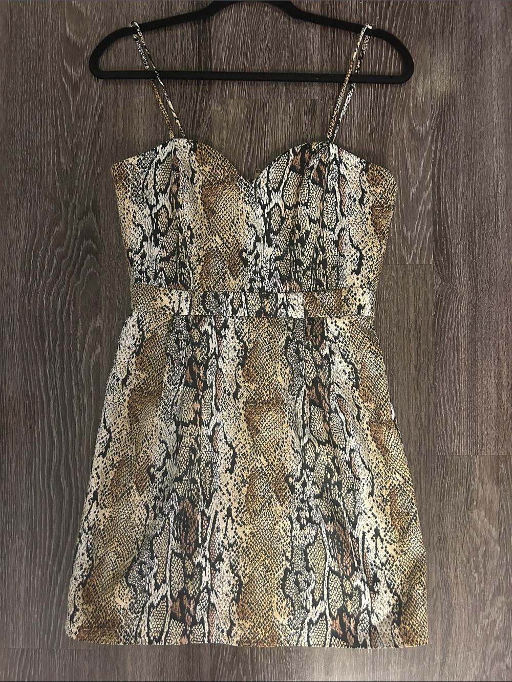 Naven leopard and snakeskin print mini dress